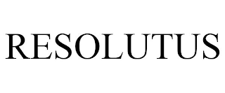 RESOLUTUS