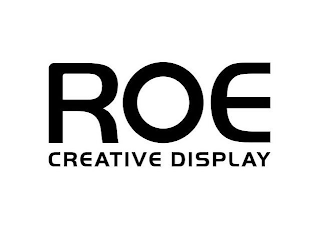 ROE CREATIVE DISPLAY