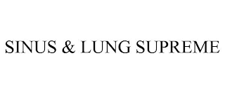 SINUS & LUNG SUPREME