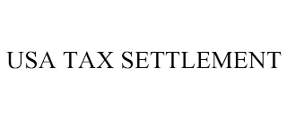 USA TAX SETTLEMENT