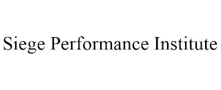 SIEGE PERFORMANCE INSTITUTE