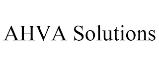 AHVA SOLUTIONS