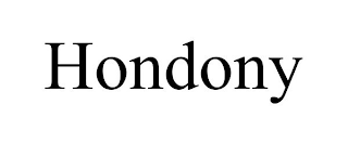 HONDONY
