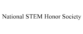 NATIONAL STEM HONOR SOCIETY