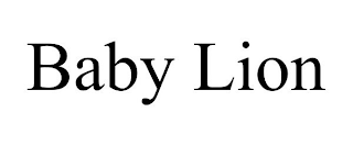 BABY LION
