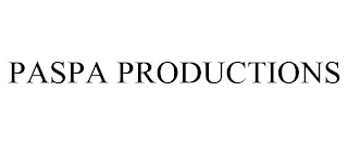 PASPA PRODUCTIONS