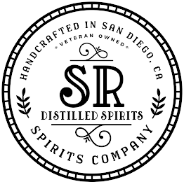 SR DISTILLED SPIRITS HANDCRAFTED IN SAN DIEGO, CA VETERAN OWNED SPIRITS COMPANY