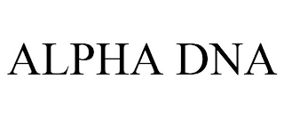 ALPHA DNA