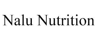 NALU NUTRITION