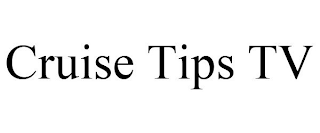 CRUISE TIPS TV