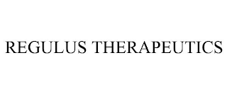 REGULUS THERAPEUTICS