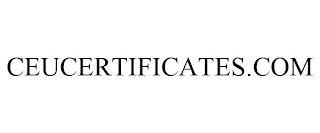 CEUCERTIFICATES.COM