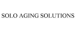 SOLO AGING SOLUTIONS