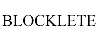 BLOCKLETE