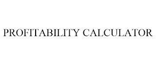 PROFITABILITY CALCULATOR