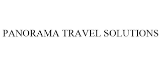 PANORAMA TRAVEL SOLUTIONS