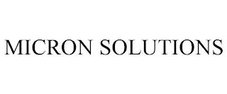 MICRON SOLUTIONS