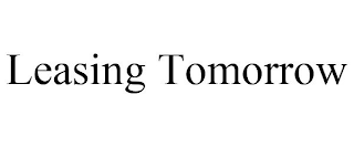 LEASING TOMORROW