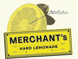 MERCHANT'S HARD LEMONADE REFRESHING LEMON