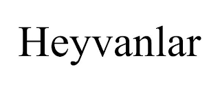 HEYVANLAR