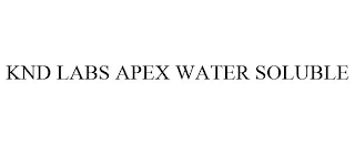 KND LABS APEX WATER SOLUBLE