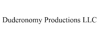 DUDERONOMY PRODUCTIONS LLC