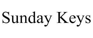 SUNDAY KEYS