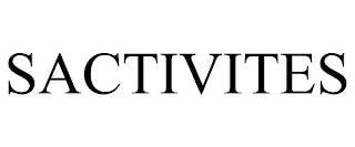 SACTIVITES
