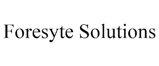 FORESYTE SOLUTIONS