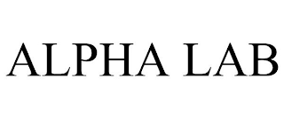 ALPHA LAB