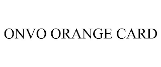 ONVO ORANGE CARD