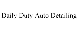 DAILY DUTY AUTO DETAILING