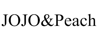 JOJO&PEACH
