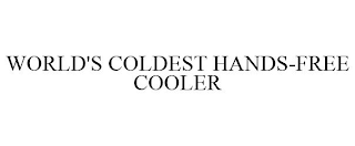 WORLD'S COLDEST HANDS-FREE COOLER