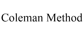 COLEMAN METHOD