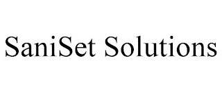 SANISET SOLUTIONS