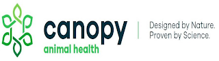 CANOPY ANIMAL HEALTH. DESIGNED BY NATURE. PROVEN BY SCIENCE.