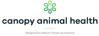 CANOPY ANIMAL HEALTH. DESIGNED BY NATURE. PROVEN BY SCIENCE.