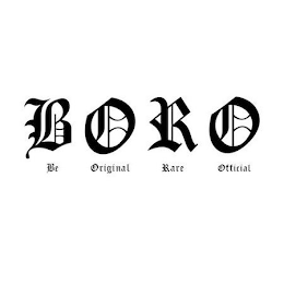 BORO BE ORIGINAL RARE OFFICIAL