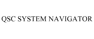 QSC SYSTEM NAVIGATOR