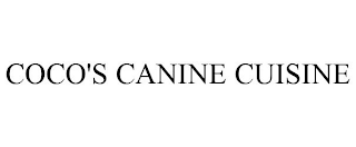 COCO'S CANINE CUISINE