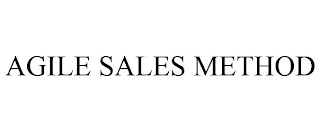 AGILE SALES METHOD