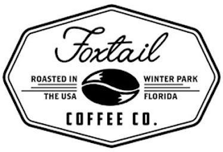 FOXTAIL COFFEE CO. ROASTED IN THE USA WINTER PARK FLORIDA