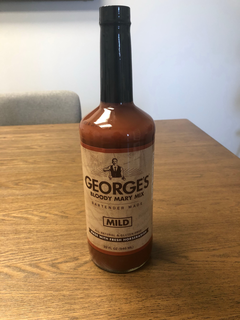 GEORGE'S BLOODY MARY MIX BARTENDER MADE MILD ALL NATURAL & GLUTEN FREE MADE WITH FRESH HORSERADISH