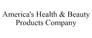 AMERICA'S HEALTH & BEAUTY PRODUCTS COMPANY