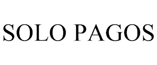 SOLO PAGOS