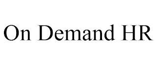 ON DEMAND HR