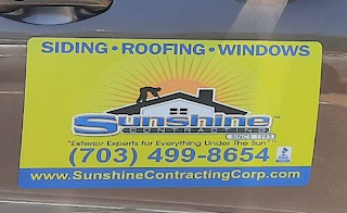 SIDING ROOFING WINDOWS SUNSHINE CONTRACTING SINCE 1993 "EXTERIOR EXPERTS FOR EVERYTHING UNDER THE SUN"