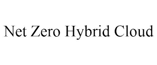 NET ZERO HYBRID CLOUD