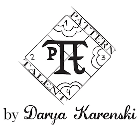 PATTERN TALENT BY DARYA KARENSKI PTT 1 2 3 4
